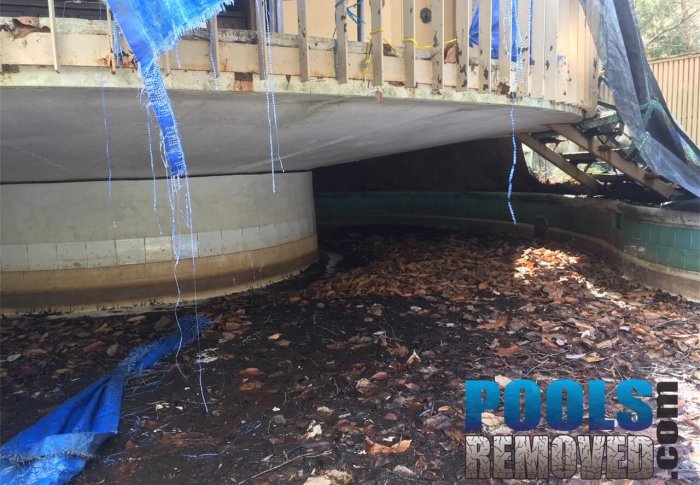 During Swimming Pool Removal in Virginia and Maryland